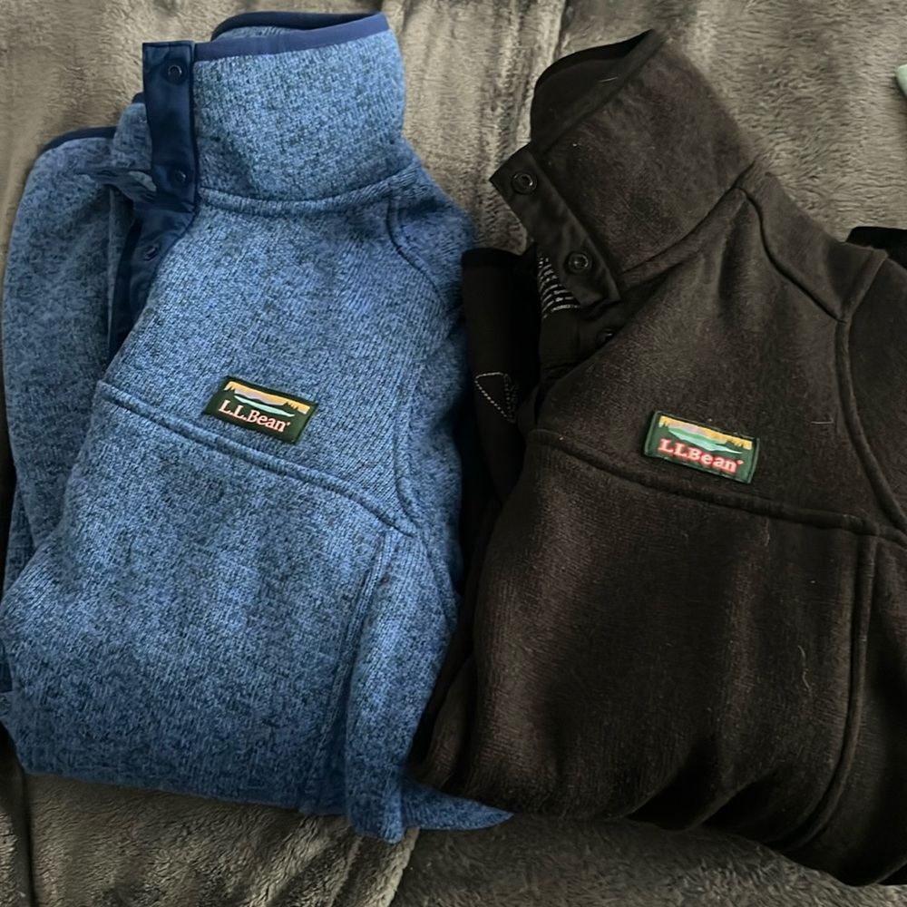 LL bean sweater fleece
